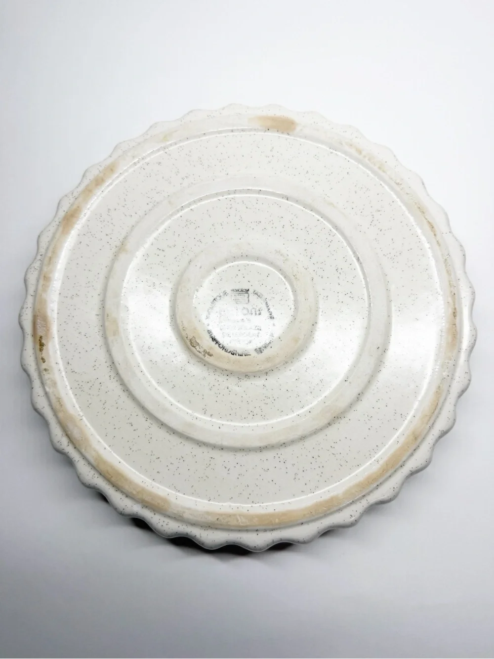 Vintage Biltons Celtic Rose Ironstone Pottery Quiche Pie Dish